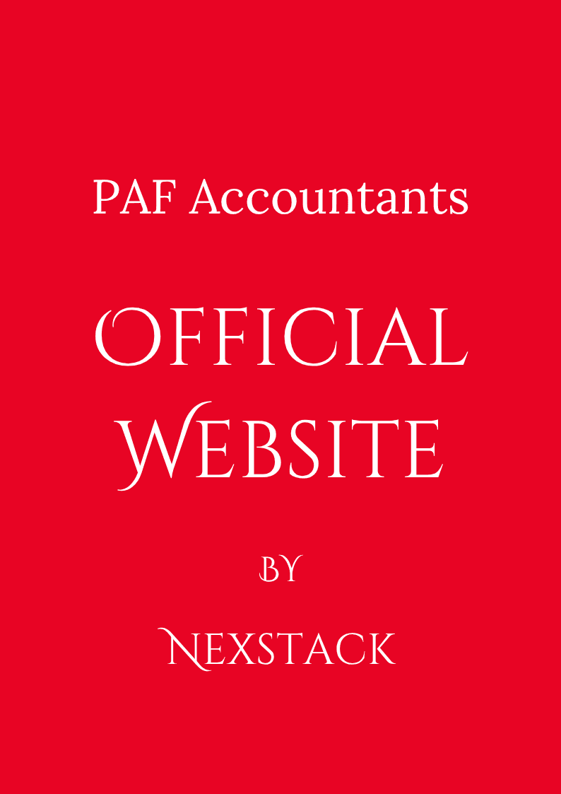 PAF Accountants website by Nexstack Mauritius